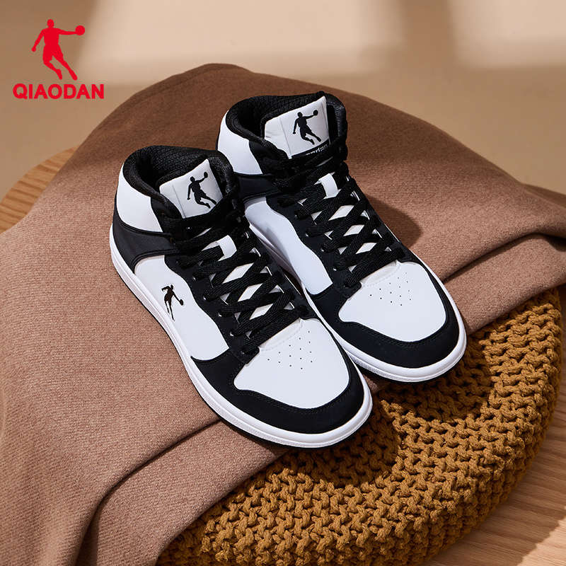 Jordan Sneakers for Women 2026 Spring New High-Top Leather Waterproof Black and White Panda Casual Sneakers Sports Shoes