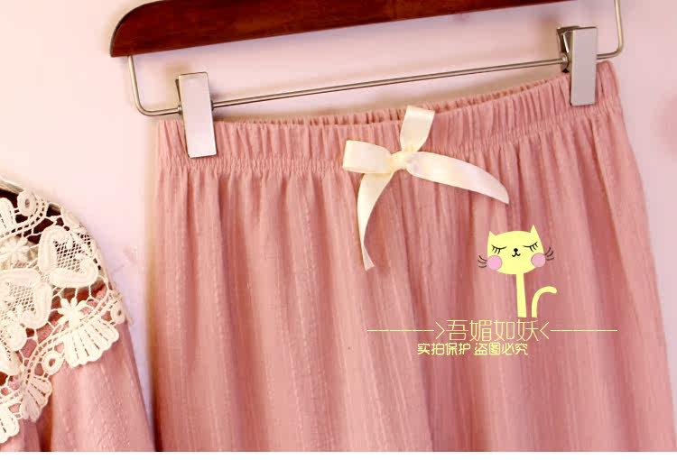 Pyjama pour femme en Coton à manches - Ref 2995169 Image 24