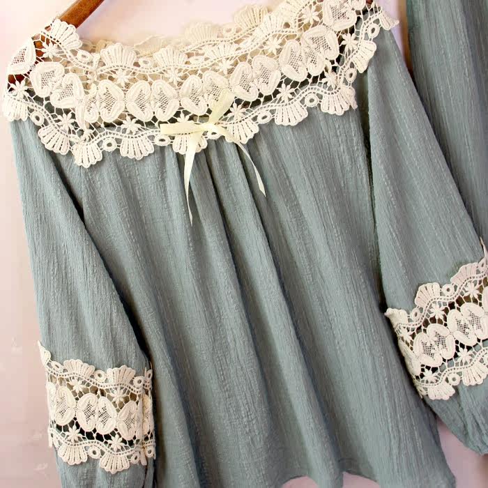 Pyjama pour femme en Coton à manches - Ref 2995169 Image 3