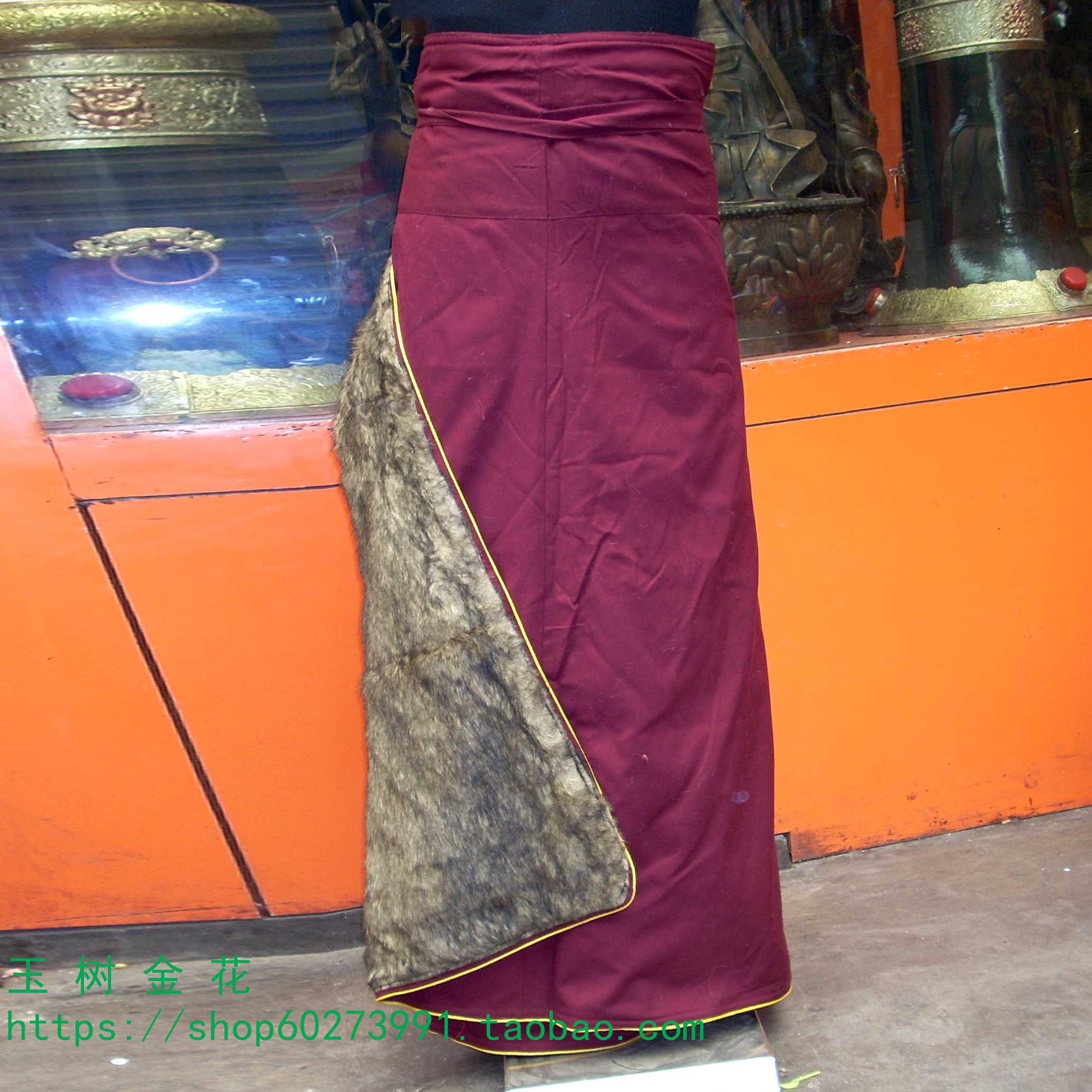 Monk skirt Lama lay yogi skirt wrap skirt warm clothes monk clothes large, medium and small can be customized
