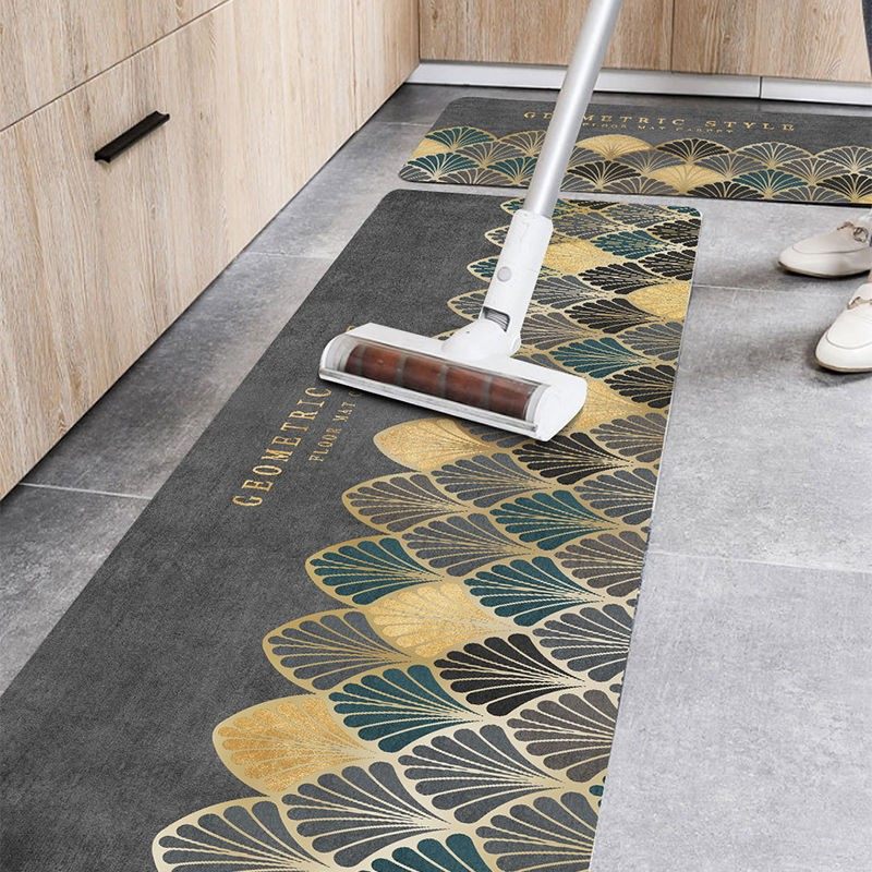 Kitchen Mat water absorbent Anti-slip anti-dirty waterproof suction oil strip Home Mat foot cushion Entrance Doormat Rug