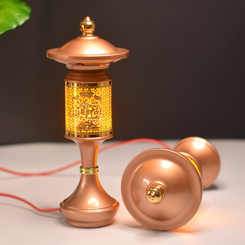 Buddha's former lotus light for the lamp led to the public lamp Caiguan Lights Home Buddha's Buddhist temple Buddha Terra Guanyin Land for the Gods