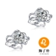 S925 sterling bạc nữ trang sức khuyên tai nữ chòm sao 2020 mới hợp thời trang bông tai hoang dã bông tai tính khí nhỏ Cự Giải - Vòng đeo tay Cuff