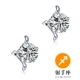 S925 sterling bạc nữ trang sức khuyên tai nữ chòm sao 2020 mới hợp thời trang bông tai hoang dã bông tai tính khí nhỏ Cự Giải - Vòng đeo tay Cuff