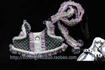 Japanese sweet little denim leash pet leash cat and dog leash dog leash puppy leash