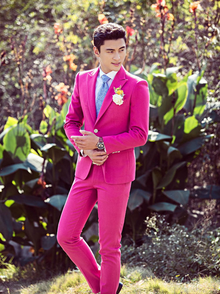 Bộ đồ vest nam thời trang Hàn Quốc chủ nhà chú rể biểu diễn ca sĩ phòng thu chủ đề quần áo ảnh đồ vest