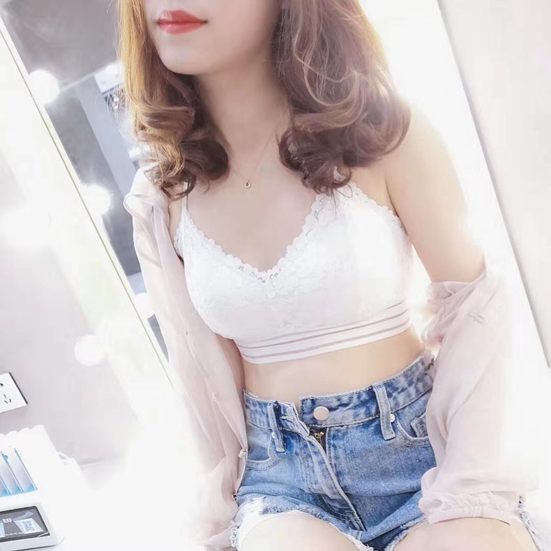 Teen đồ lót thời trang đẹp lại nhỏ ngực kiểm soát ren tụ tập chống chạy cốc cộng dày áo ngực sexy áo ngực áo ngực.