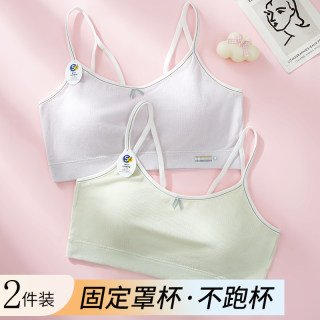 Girls' Underwear for the Developmental Period, 14-Year-Old Girls, Middle School Students, High School Students' Bras, No Underwire, Second Stage Sports Vest