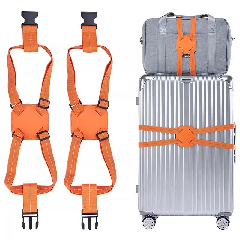 荷物固定用ストラップ、クロスストラップ、荷物フック、セキュリティストラップ、旅行用ケース保護用ゴムバンド