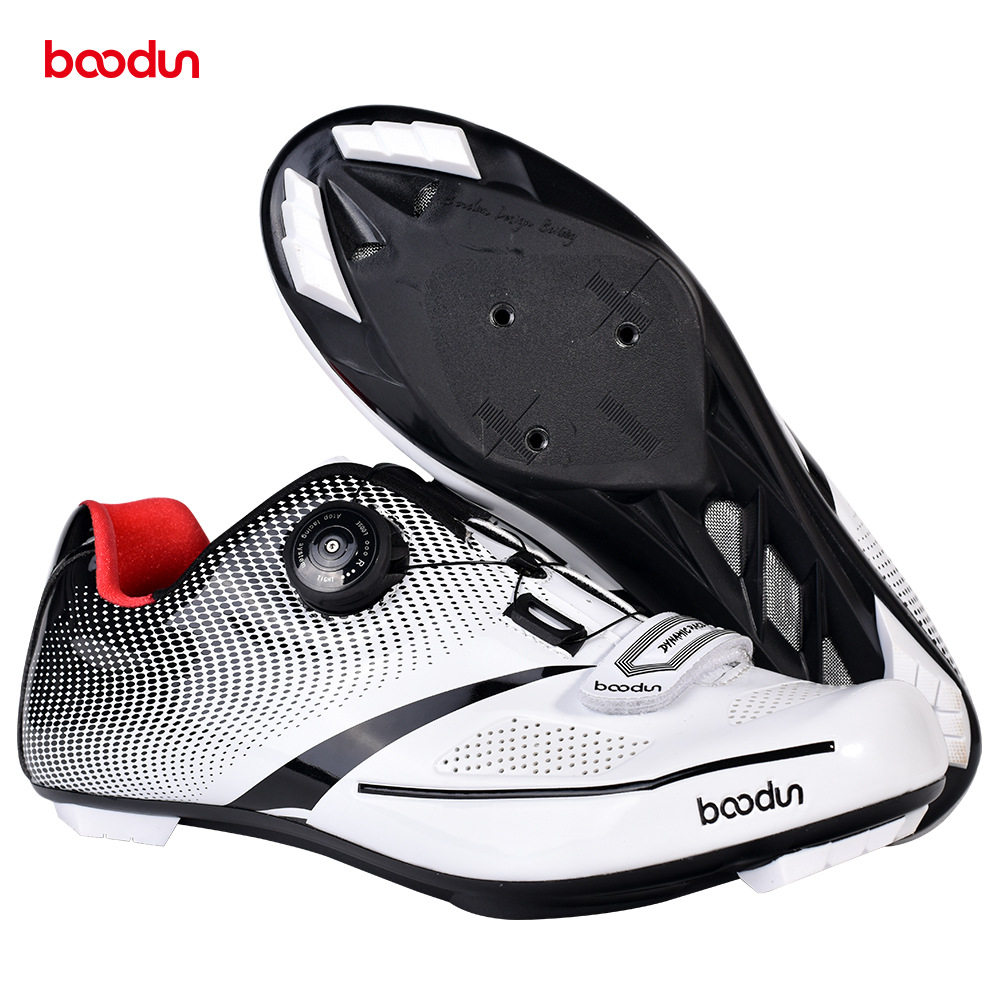 BOODUN Botton Breathable Non-slip Road Riding Shoes Outdoor Riding Shock Absorbing Sport Bike Lock Shoes A2