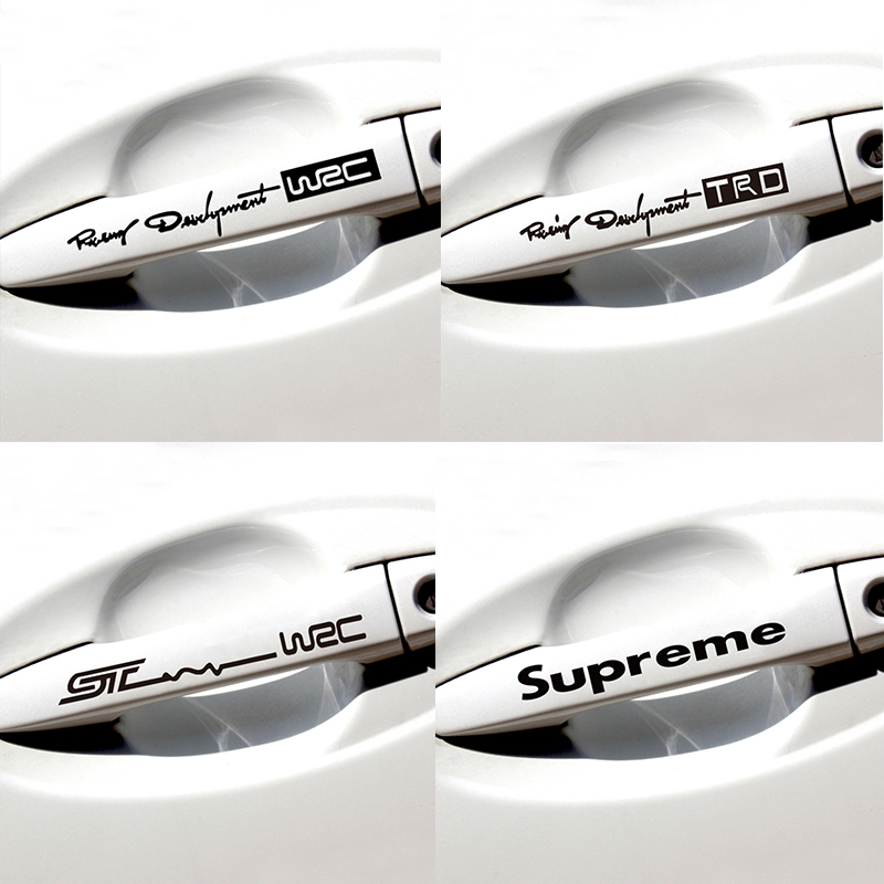Car universal sticker door handle Handle Scratches personality car stickup retrofit rahua sheltering scratches decorative items