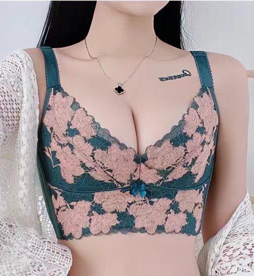 Authentic French-Style Lingerie, Danna Bra, Edelweiss Puls Bra, Beauty Salon Adjustable Bra for Small Busts, Gathering and Shaping