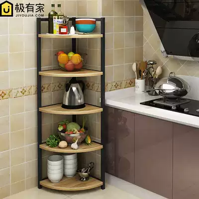 Simple rack corner frame tripod iron corner frame living room flower stand bookshelf multi-layer storage rack rack