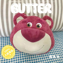 ins cartoon cute strawberry bear ultra soft cute hold pillowy stuffed toy doll sofa cushion sleeping pillow big girl