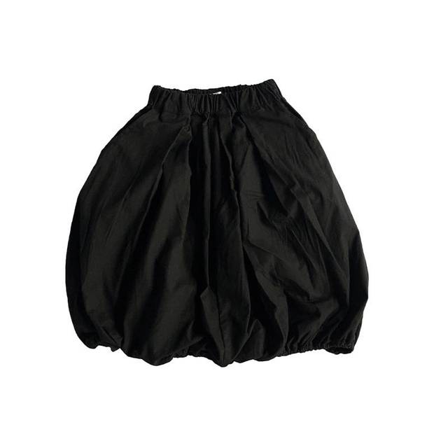 ເດັກຍິງຍີ່ປຸ່ນ lantern skirt ດູໃບໄມ້ລົ່ນໃຫມ່ແບບເກົາຫຼີປ່າໄມ້ສີແຂງ skirt ຕ່າງປະເທດແບບສະບາຍກະໂປງ versatile