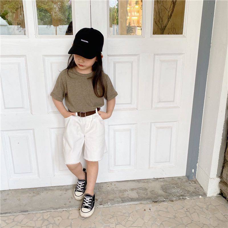 Kids Army Green T-shirt - Image 8