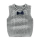 Áo vest bé trai bằng áo len cotton mùa xuân trẻ em dệt kim clip