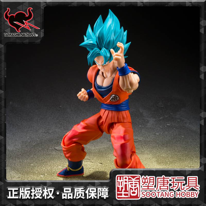 Bandai Spirits Super Saiyan God Son Goku Blue Power Beyond Limits in Stock