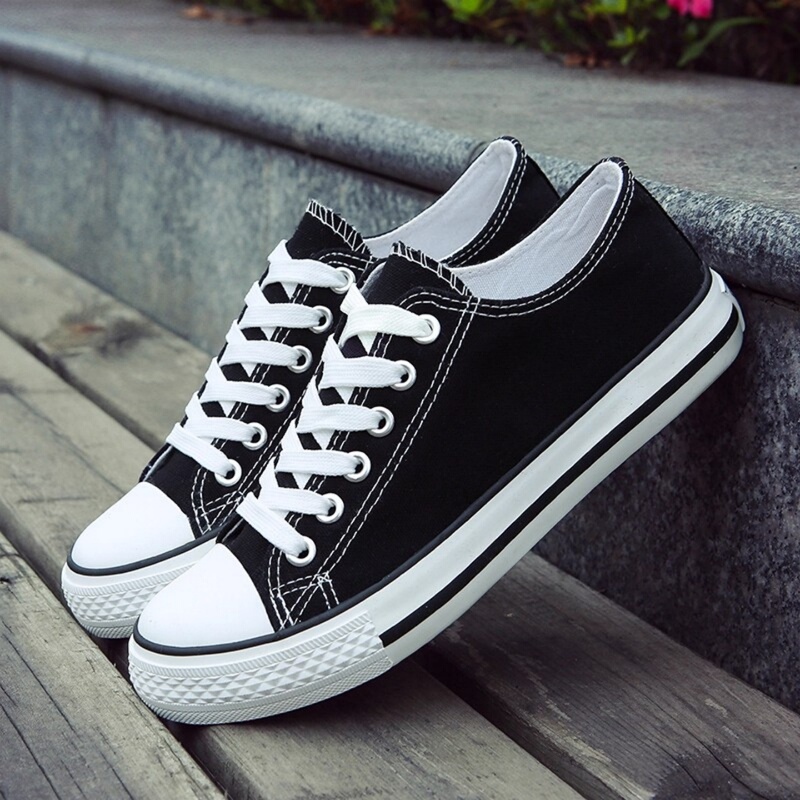 2026 Autumn New Canvas Shoes for Men, Trendy Breathable Casual Cloth Shoes, Fashionable Versatile Sneakers, Low-Top White Shoes for Students