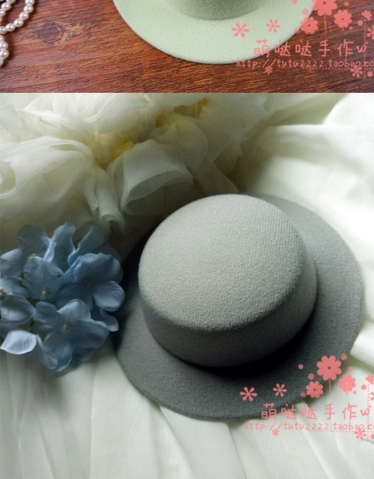 Mũ trùm đầu bằng tay làm bằng tay có đường kính DIY cao 17cm - Phụ kiện tóc băng đô turban