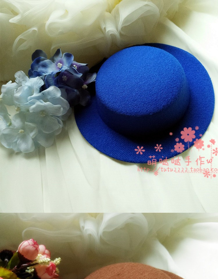 Mũ trùm đầu bằng tay làm bằng tay có đường kính DIY cao 17cm - Phụ kiện tóc băng đô turban