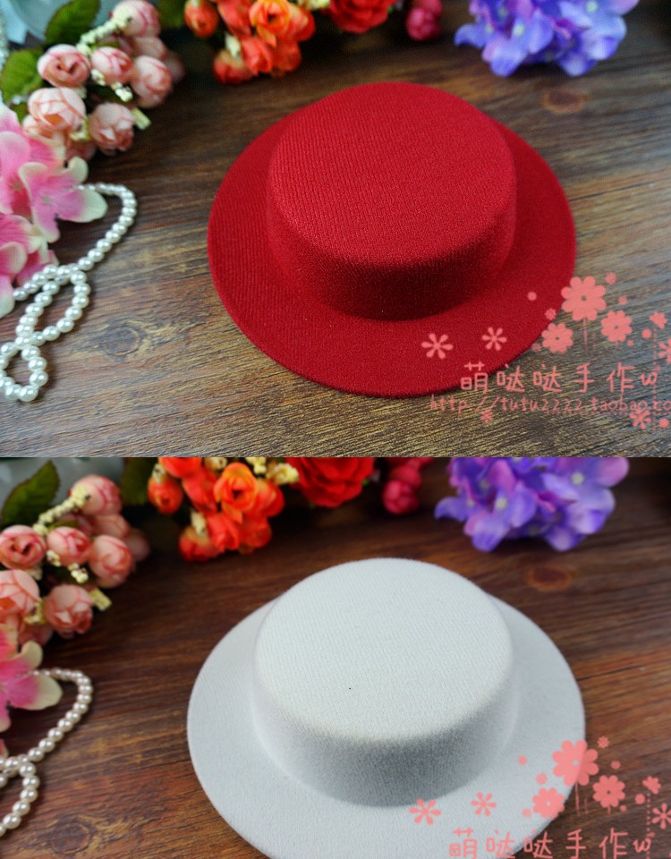 Mũ trùm đầu bằng tay làm bằng tay có đường kính DIY cao 17cm - Phụ kiện tóc băng đô turban
