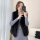 Fox Fur Raccoon Fur Coat Fur Vest Women Autumn and Winter Medium Slim Fashion Vest Women's Real Hair