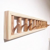 Creative key hook coat hook entrance door rack wall hanging clothing store B&B wall decoration