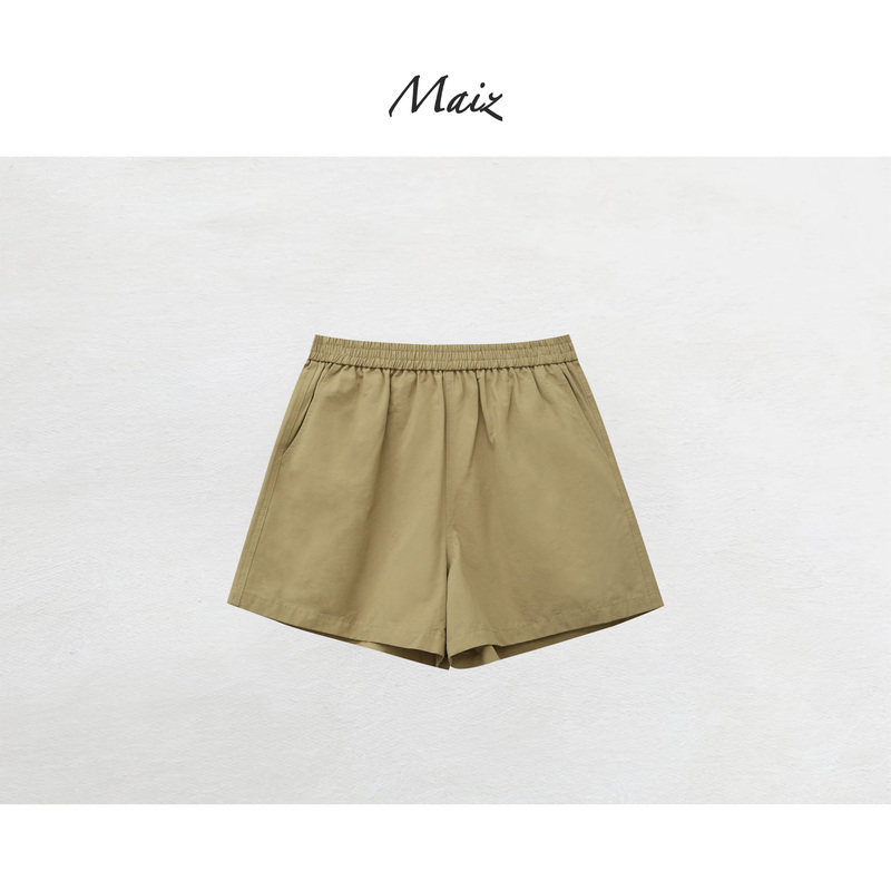 Zheng Maimei Anniversary Sale: Wheat Field Shorts - New Summer Fashionable, Stylish, Versatile, Relaxed, Simple, Slimming Shorts