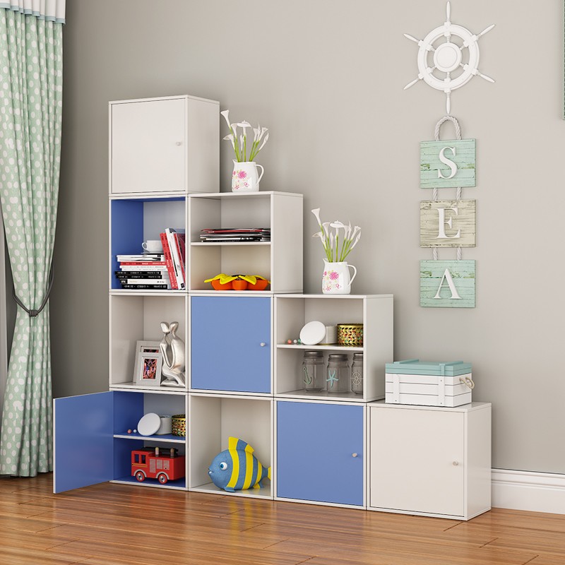 Simple And Modern Bookcase Free Combination Storage Cabinets