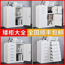 Filing cabinet low cabinet with lock drawer locker tool cabinet office storage cabinet filing cabinet iron cabinet