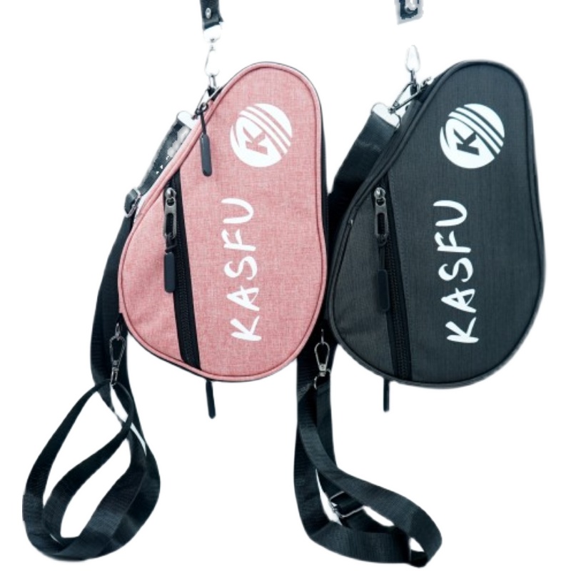 New kasfu high-end waterproof cloth single double table tennis racket cover single shoulder inclined satchel handbag with bag box-Taobao