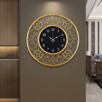 New Chinese Watch Living Room Home Fashion Simple Decorative Wall Watch Personality Art Creativity Chinese Style Wall Bell