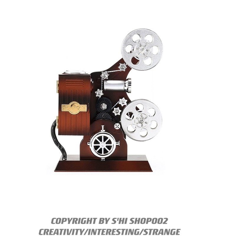 Shi home retro nostalgic old hairstyle transfer eight - sound box home decoration furnishing mapping music box