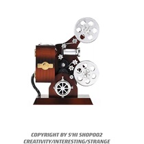 Shi home vintage old-fashioned clockwork revolver projector Music Box Music Box Music Box home decoration ornaments