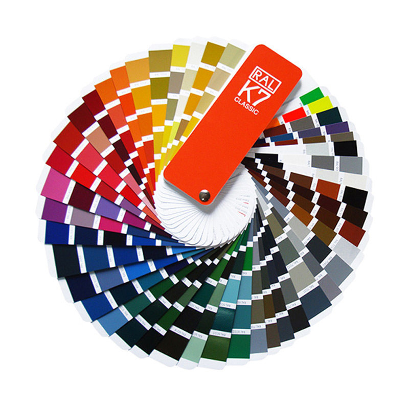 k7 International standard paint powder coating color card plastic paint paint paint aluminum spray plastic pink card
