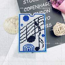 Migak bunk cross embroidered bank card cover bus card bag with imprinted cloth material bag KD002 note