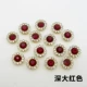 8mm Hướng dương Rhinestone Nơ trang trí Đĩa hoa Nút kim cương Hoa trái tim Phụ kiện tự làm Phụ kiện làm bằng tay Phụ kiện tóc Vật liệu may bằng tay Kim cương - Phụ kiện tóc