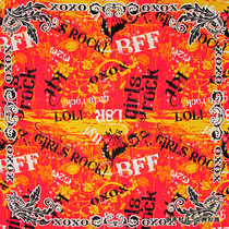 Hemp leaf crazy pirate headscarf male summer sweat-absorbing thin hot girl Japanese running hairband Female Baotou hiphop square towel