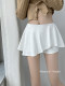 Girls slimming ruffled short skirt