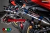 Đài Loan HS1 Hedgekey áp lực trở lại ống xả sắt trắng chiến đấu mới FORCE Lin Hai 175 Thunder RacingS G5 - Ống xả xe máy