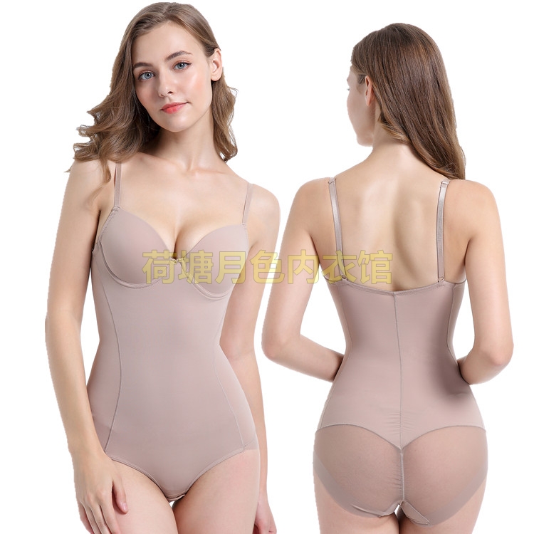 Summer ultra-thin belt bra one-piece body sculpting body female body sling tummy corset corset corset waist sculpting underwear