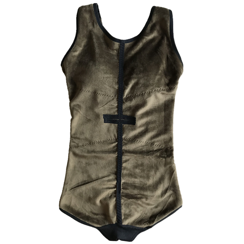 Mùa thu và mùa đông ấm áp jumpsuit corset tam giác dày cộng với đồ lót nhung bụng eo mở tập tin đồ lót nữ quần lót phụ nữ