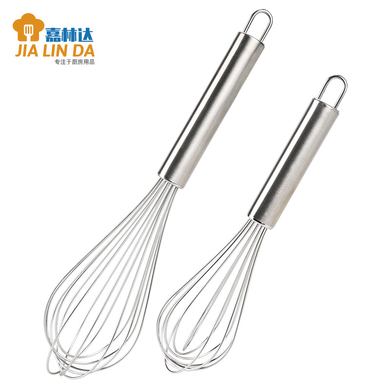 Stainless steel egg beater 10-inch hand-held cream mixer milk froth machine manual trick-or-treater baking