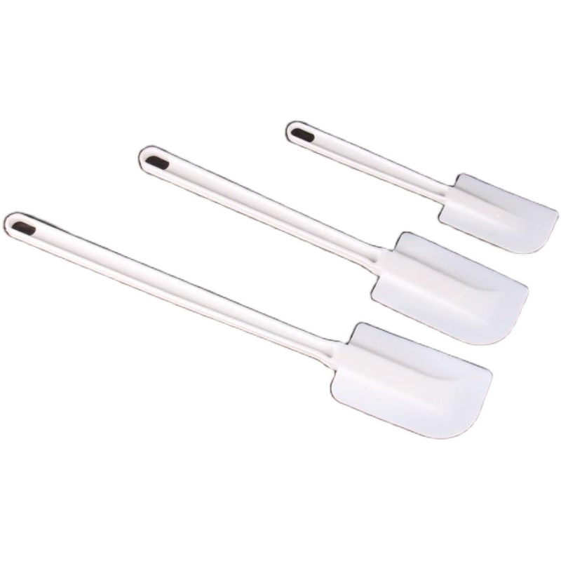 White Scraper Little Small Baking Tool Make Cake Cream Squeeze Rubber Shovel