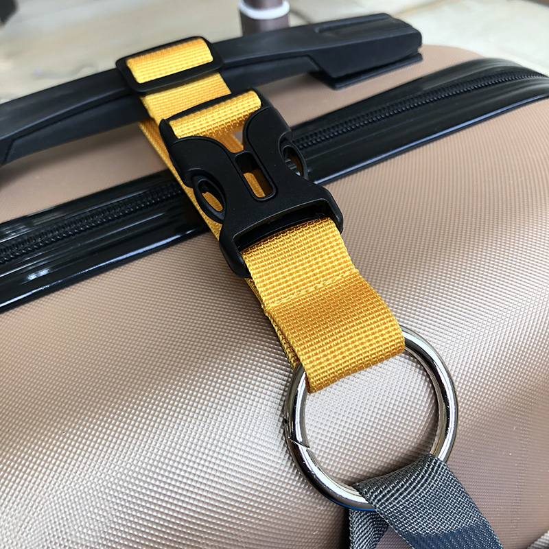 Multi-functional suitcase strap adjustable with external handbag Shoulder Bag Hanging Buckle Pull-Lever Travel Bag Beating Bag