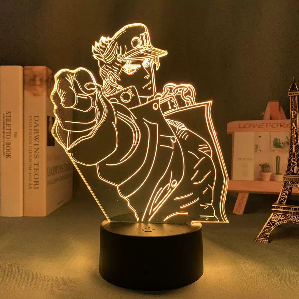 Светильники-ночники по мотивам JOJO's Bizarre Adventure: фигурки Киодо Джотаро, Киры Ёсихикаге, готовые изделия, украшения и подарки