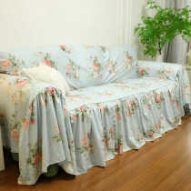 European Korean American pastoral flower cotton pure cotton sofa towel sofa cover cloth sofa cover sofa cover super value