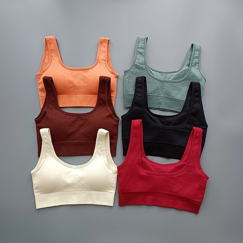 Спортивное нижнее белье, эластичный противоударный бюстгальтер пуш-ап, одежда для йоги, красивая спина, в обтяжку, для бега