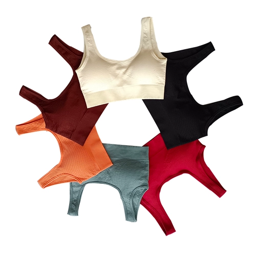 Спортивное нижнее белье, эластичный противоударный бюстгальтер пуш-ап, одежда для йоги, красивая спина, в обтяжку, для бега